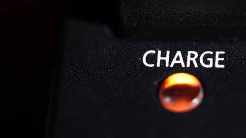Electronic Device Charging Close Up