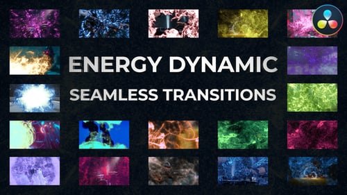 Energy Dynamic Seamless Transitions for DaVinci Resolve