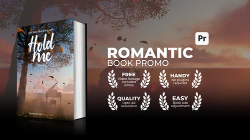 Romantic Book Promo for Premiere Pro