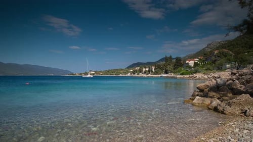 Kroatien Beach Coast Natur kristallklarer Hafen Adriainsel