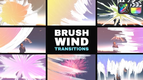 Brush Wind Transitions for FCPX