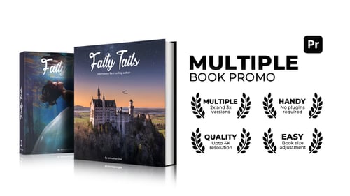Multiple Books Promo for Premiere Pro