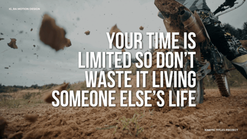 Kinetic Typography Titles: Modern Text Animation Pack