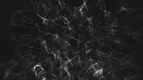 Animated Plexus Network Connection Loop Background