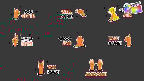 Hands Typography Titles for FCPX