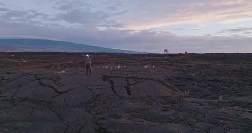 Explorador em viagem