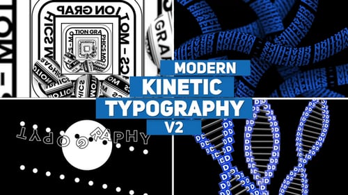 Modern Kinetic Typography v2 | MOGRT