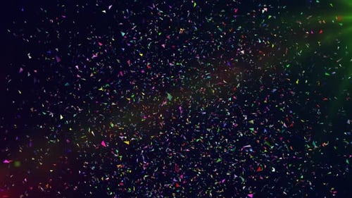 Fliegender Konfetti-Loop