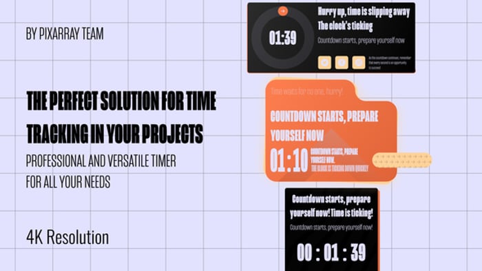 Dynamic Countdown & Timer Toolkit MOGRT, Elements ft. after effects ...