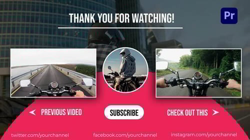 Youtube End Screen for Premiere Pro