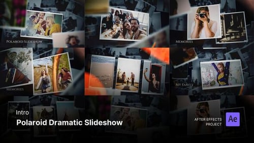 Intro/Opening - Polaroid Dramatic Slideshow After Effects Project Files