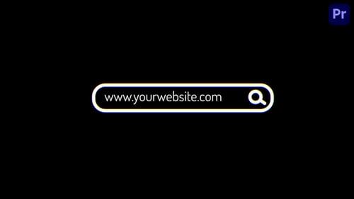 Search Bar Glitch Logo