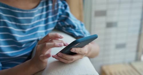 Woman Use of Mobile Phone