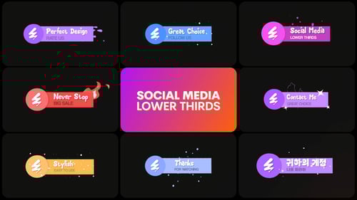 Social Media Lower Thirds | FCPX