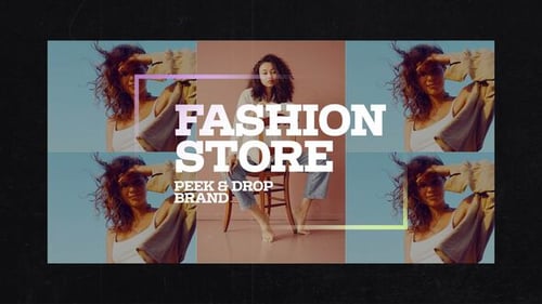 Promoción de tienda de moda