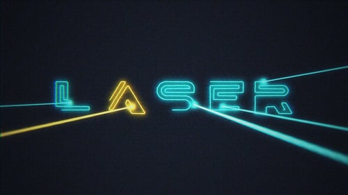 Retro Laser Logo