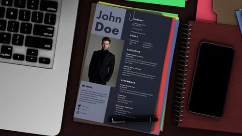 Resume CV Mockup Kit