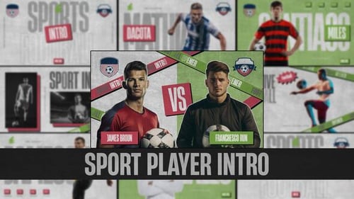 Sport Player Intro V2 (MOGRT)