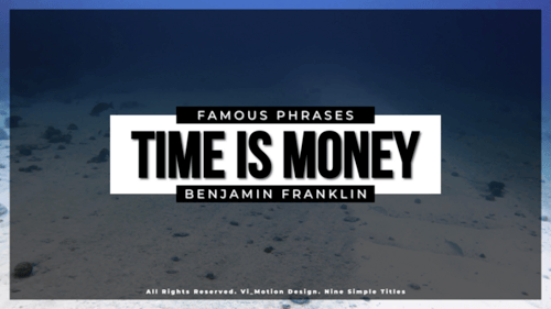 9 Simple Titles | DR