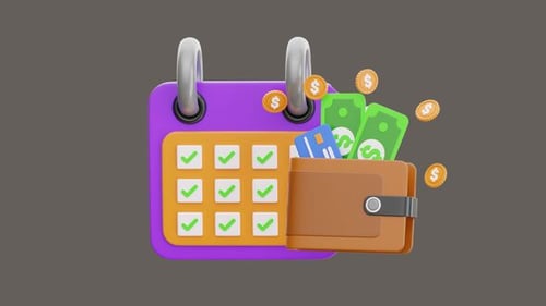 3D Animation of Organizing Payroll Schedule