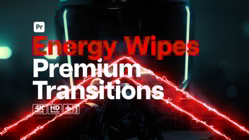 Premium Transitions Energy Wipes for Premiere Pro