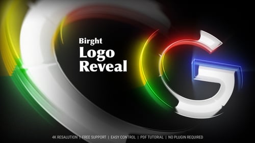 Dynamic Luminous Logo Reveal with Energy Trails