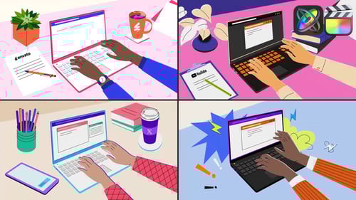 Typing Hands Explainer for FCPX