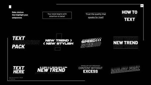 Text Animation +RGB 1.0 \ FCPX & Apple Motion