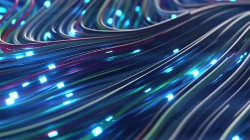 Bundles of Abstract Optical Fiber Lines