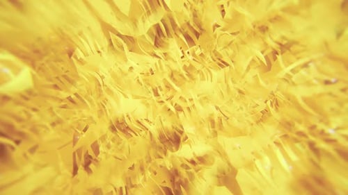 Abstract Golden Flowing Shapes Motion Background