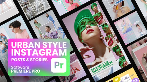 Dynamic Urban Instagram Stories and Post Templates