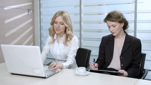 Woman Typing on the Computer.
