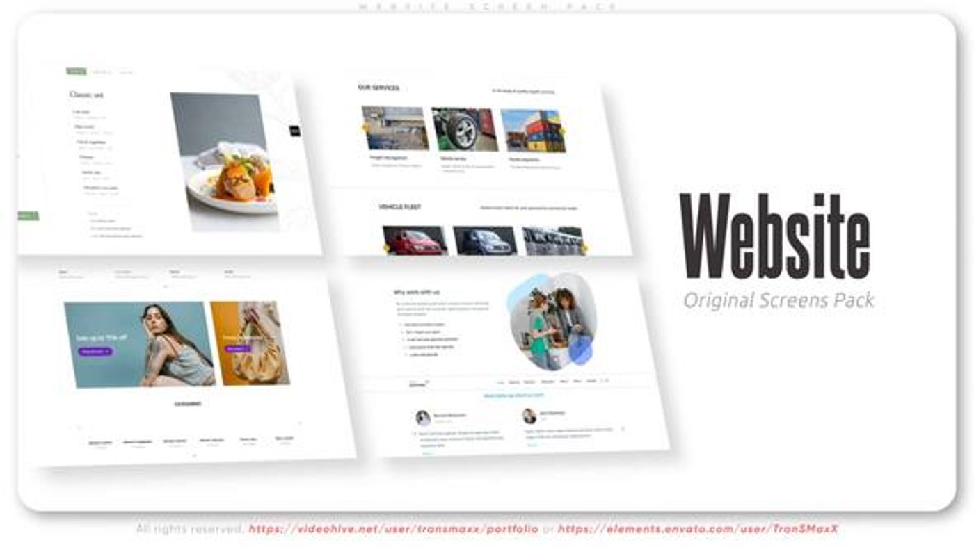 Website Screen Pack, Product Promo ft. website & web design - Envato