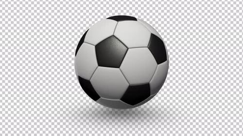 3D Soccer Ball Bouncing And Exploding Animation