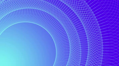 Abstract Geometric Glowing Lines Background Loop