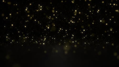 Funkelnde goldene Sterne