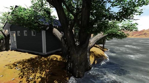 Tree in the water