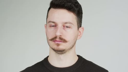 A pensive man