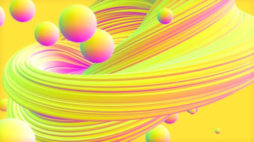 Bunter abstrakter digitaler 3D-Hintergrund