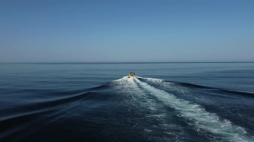 Aerial Woman on Wakeboard