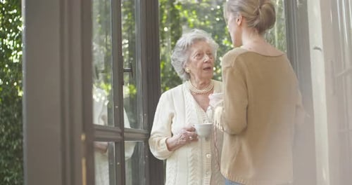 Multigeneration Women Talking Together