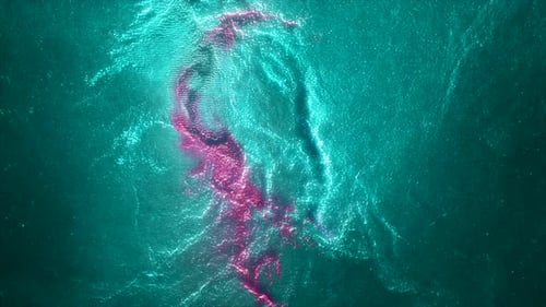 Space flight through nebula