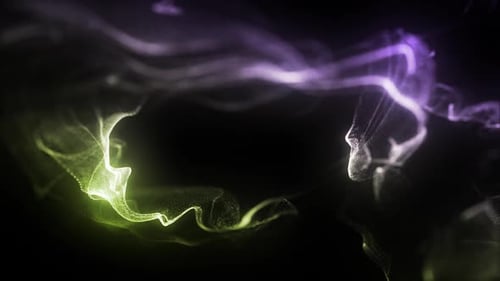 Lila Gelbe Partikel Hintergrund