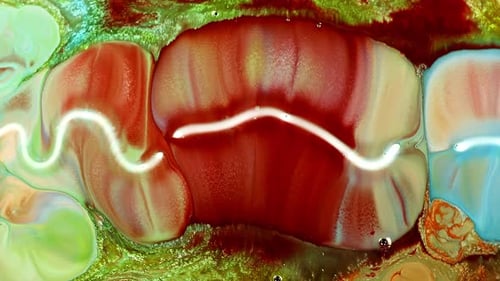 Abstract Water Paint Diffusion Art 46