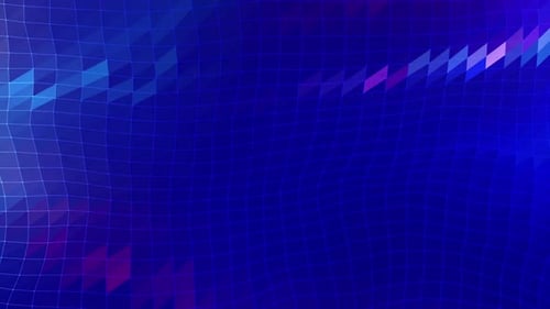 Abstract Geometric Wave Loop Background