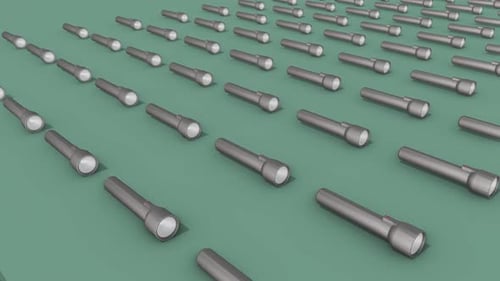 A Lot Of Flashlight In A Row Hd