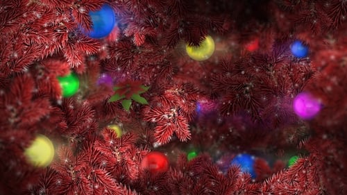 Christmas Card and Winter Background