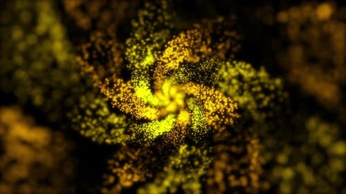 Dynamic Abstract Particle Spiral Background Loop