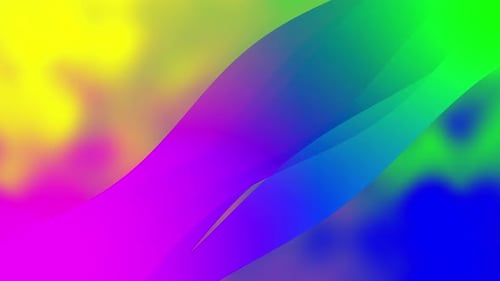 Abstract Flowing Gradient Waves Motion Background Loop