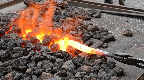 Chauffage du foyer Iron on Forge